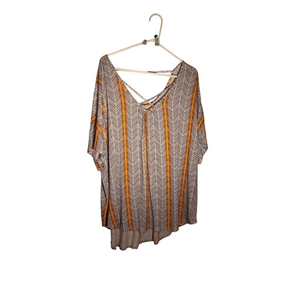 Sonoma Flowy Oversized Strappy Pullover Loose Fit Top Ladies Plus Size 2X Boho
